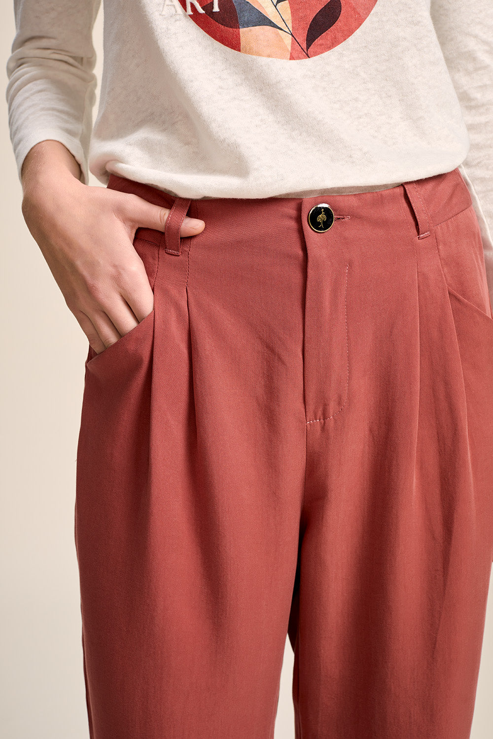 PROJECT - Pantalon de costume  sorbet