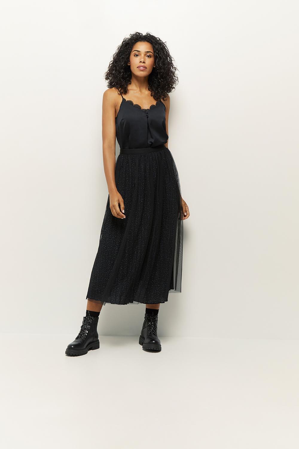 Jupe en tulle online noir zara