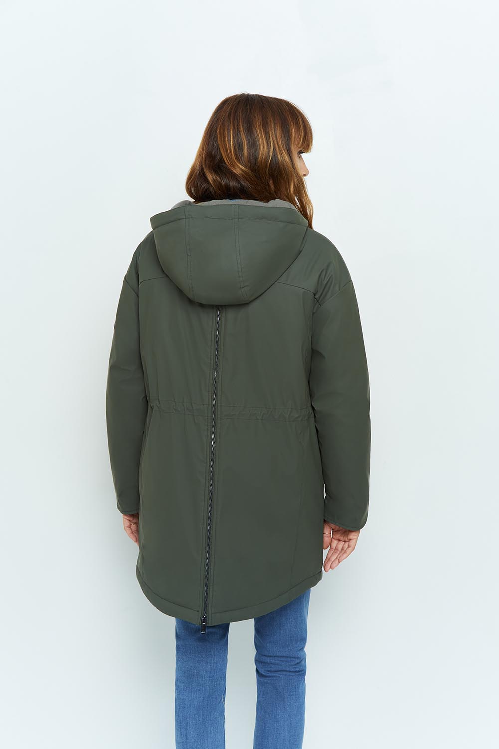 Parka vert online kaki