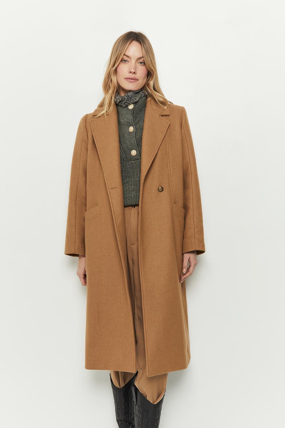 Manteau best sale camel long