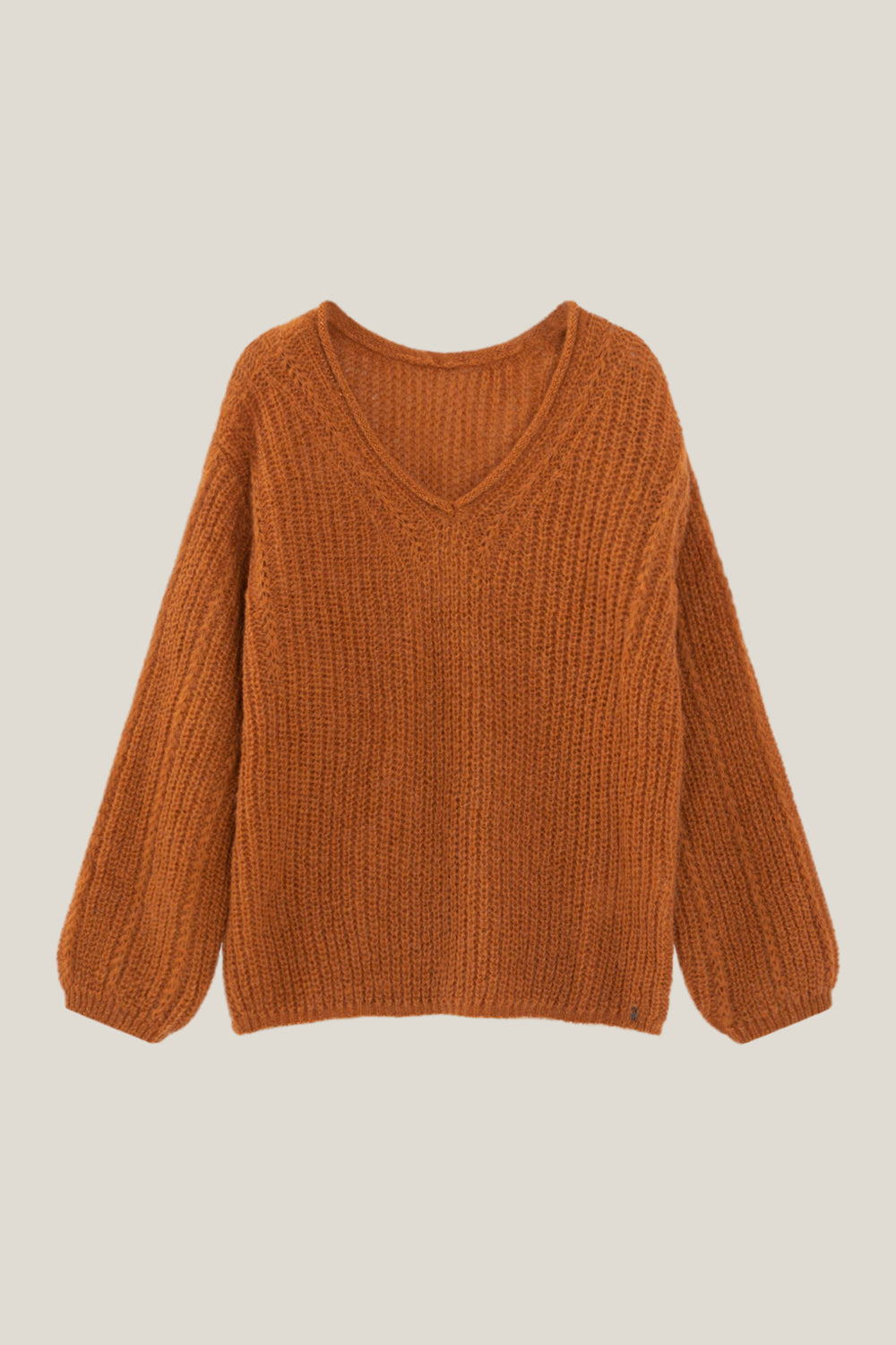 TING - Pull cashew nuts tricot fantaisie détails lurex