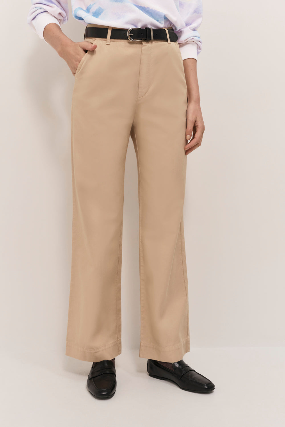 PACEY - Pantalon droit cookie 7/8e