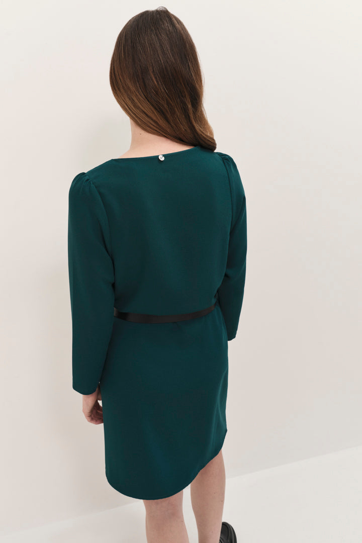 RIOMI  - Robe evergreen fluide forme évasée