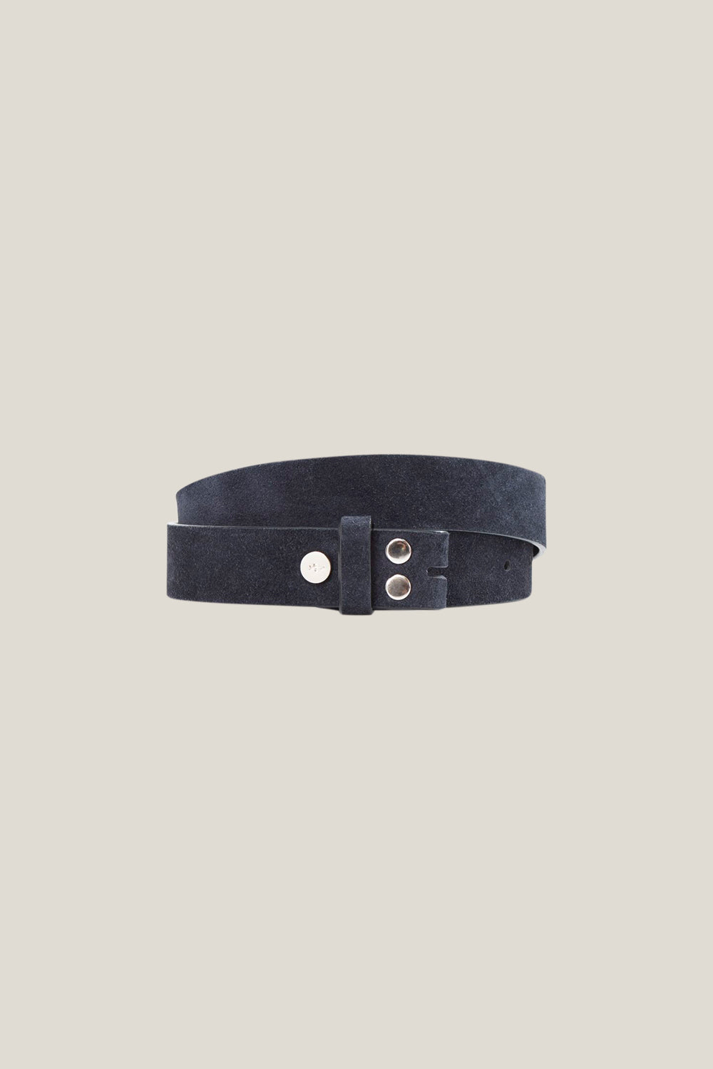 AMOR - Corps de ceinture marine en cuir velours