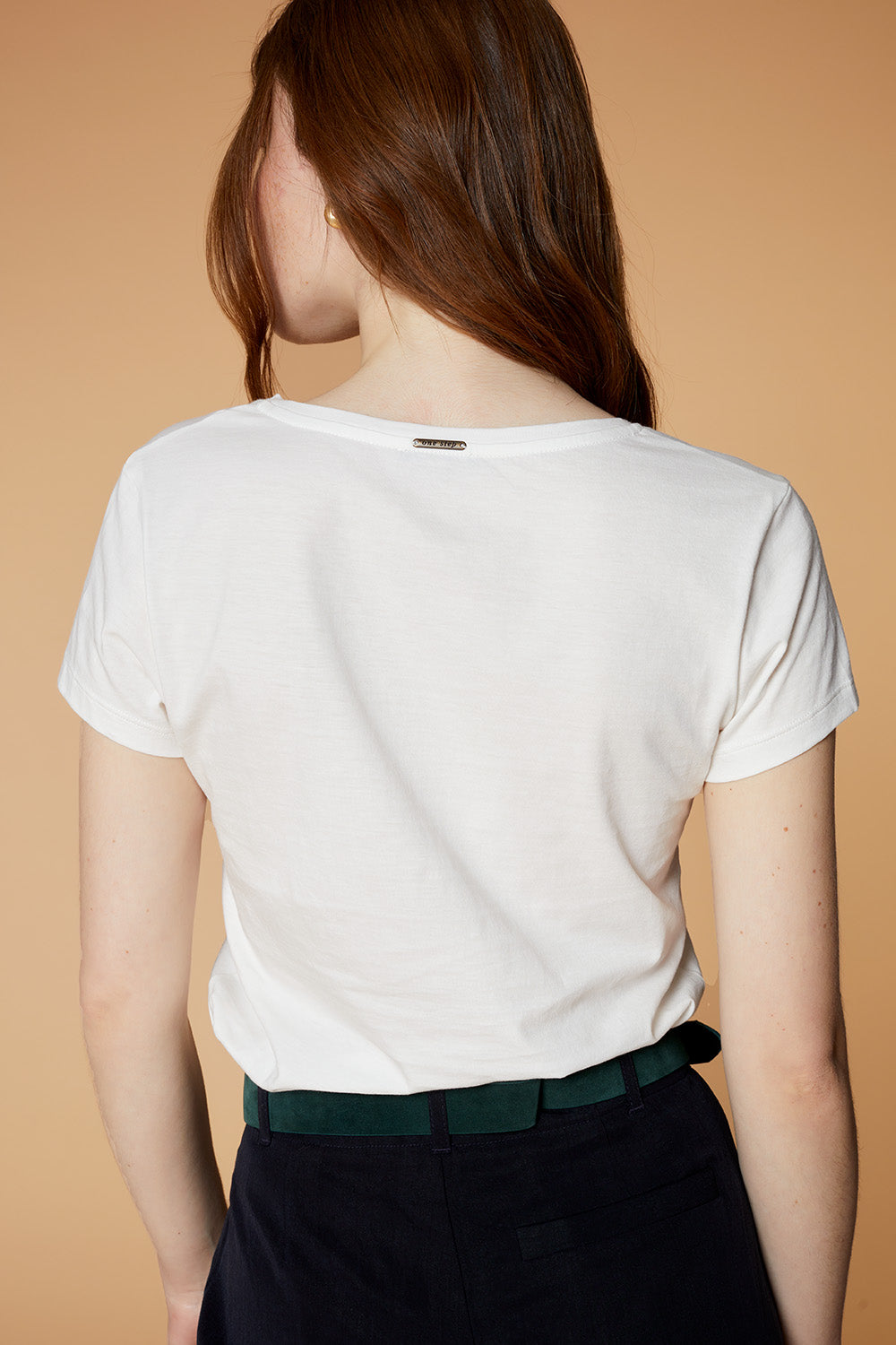 MADONE - T-shirt écru coton bio sérigraphie danseuses