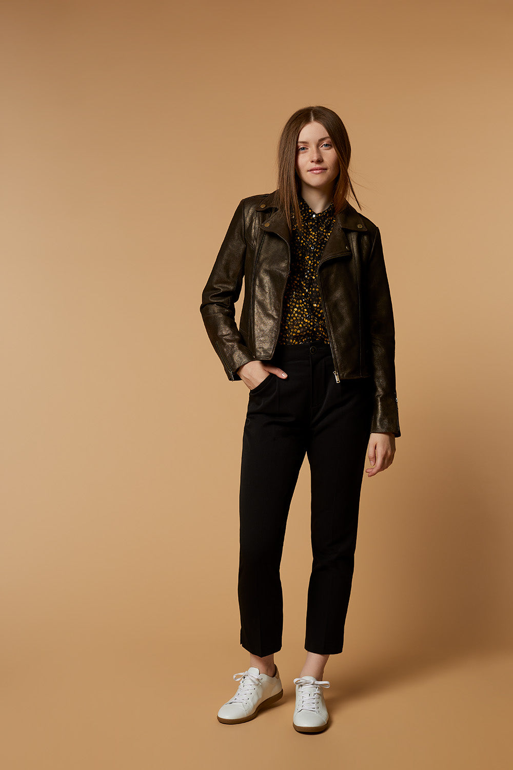 Blouson cuir one online step