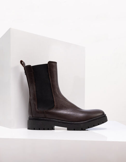 O.FINAL - Chelsea boots marron cuir - One Step