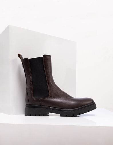 O.FINAL - Chelsea boots marron cuir - One Step