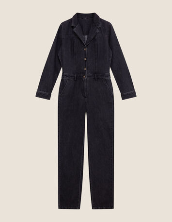 RONIN - Combinaison en jean gris waterless -4