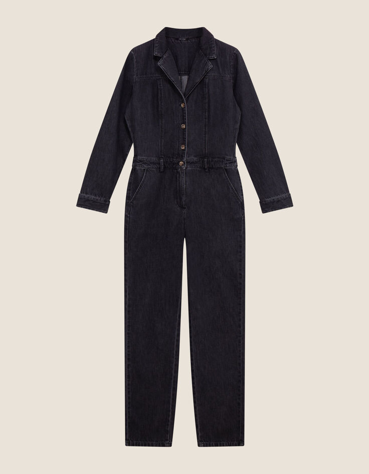 RONIN - Combinaison en jean gris waterless -4