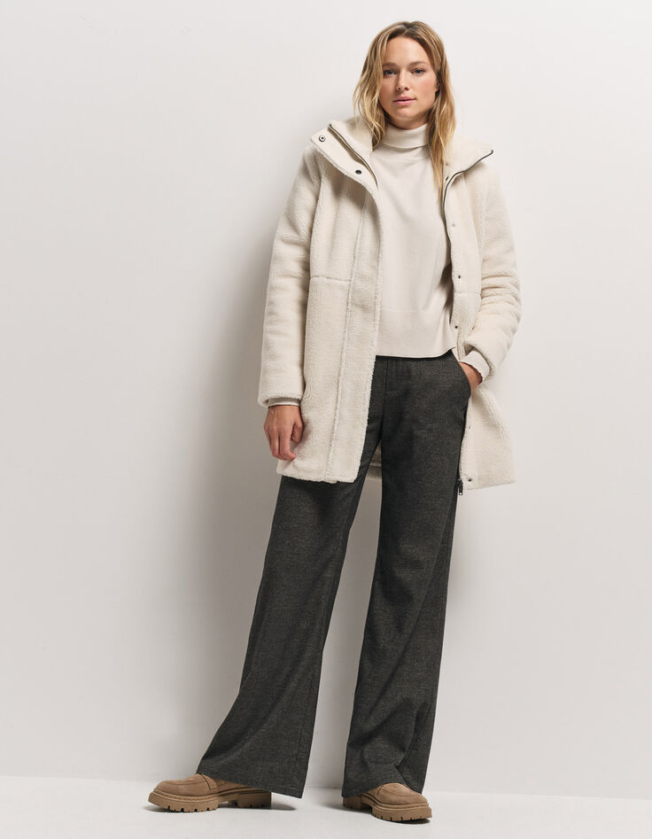 DIANE - Manteau blanc lainage fantaisie bouclette-7 DIANE - Manteau blanc lainage fantaisie bouclette-7