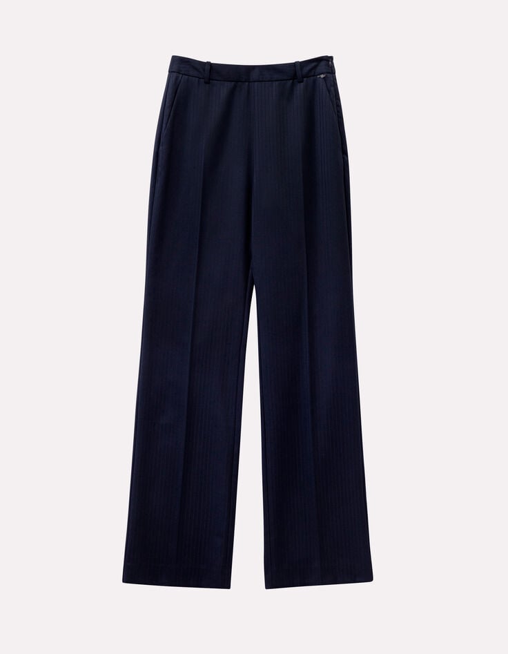 PERCY - Pantalon de costume marine rayures fantaisie-5 PERCY - Pantalon de costume marine rayures fantaisie-5