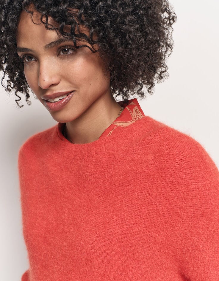 THELMA - Pull orange tricot moelleux-4 THELMA - Pull orange tricot moelleux-4