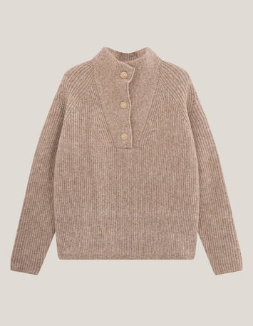 TRINITE - Pull sandcastle tricot avec col camionneur-3 TRINITE - Pull sandcastle tricot avec col camionneur-3