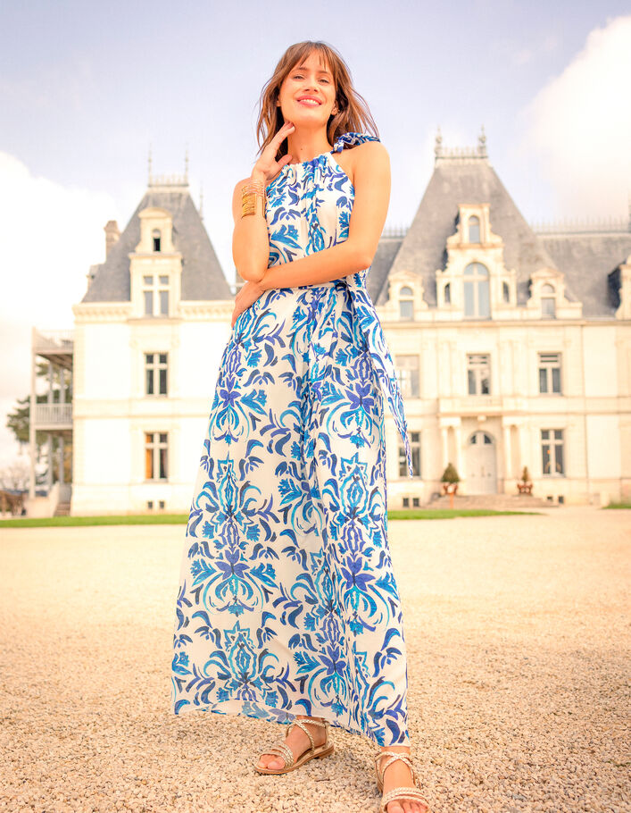 Robe ONE STEP Taille 40 - Tons Pastel - État Très Bon - Femme
