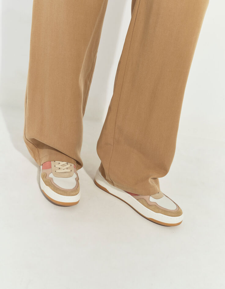 PALMA - Pantalon de costume beige Lyocell&reg; large -4