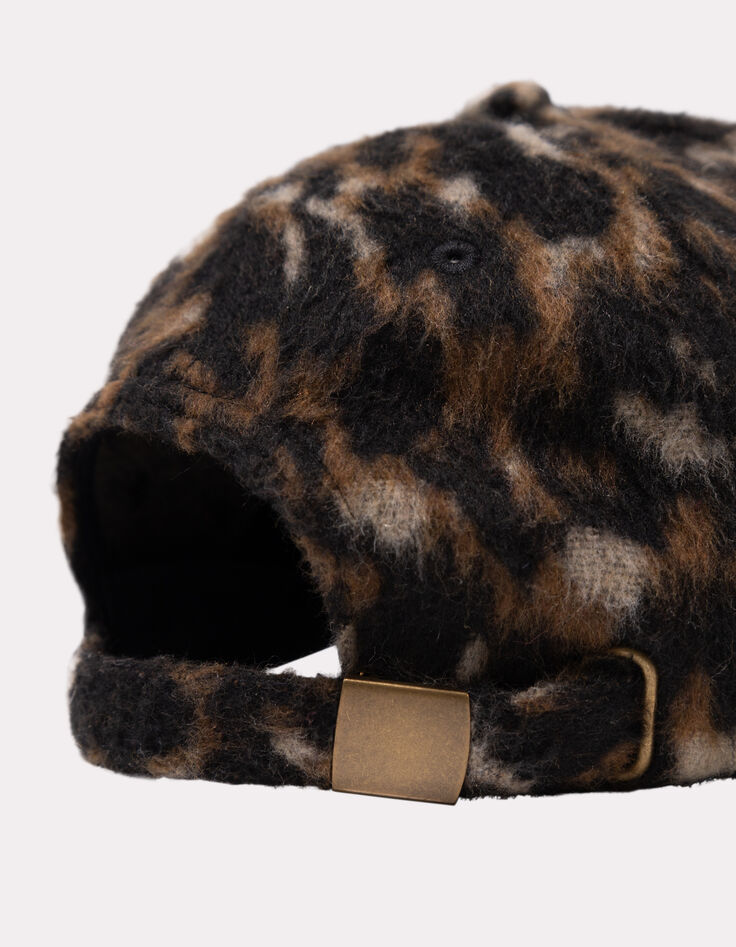 ASIA - Casquette noire motif léopard-4 ASIA - Casquette noire motif léopard-4