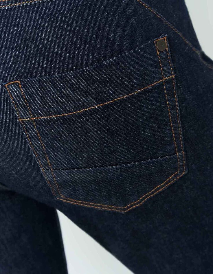 LE INDI - Jean slim marine 7/8ème effet push up-4