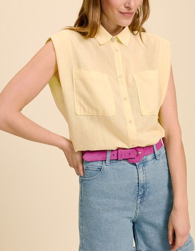 CENTURY - Chemise mimosa en voile de coton - One Step