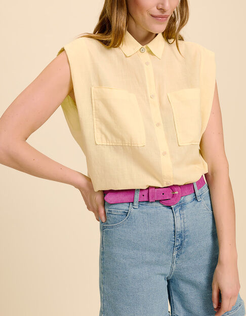 CENTURY - Chemise mimosa en voile de coton - One Step