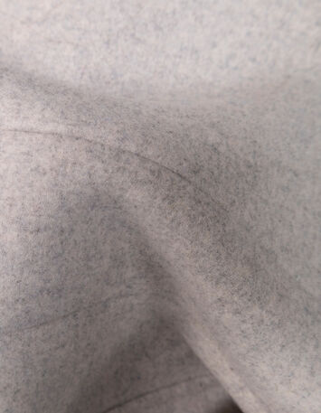 DWAIN - Manteau long gris zippé-9