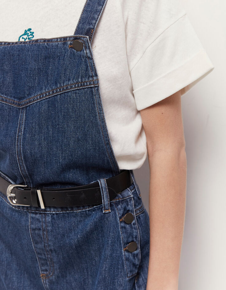 RANDY - Robe salopette en jean bleu-4 RANDY - Robe salopette en jean bleu-4