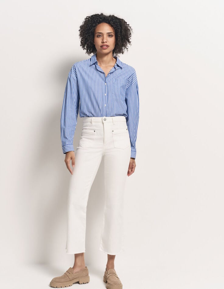 LE KARLIE - Jean bootcut blanc waterless 7/8ème -7 LE KARLIE - Jean bootcut blanc waterless 7/8ème -7