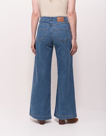 LE HAILEY - Jean flare baby blue waterless-3