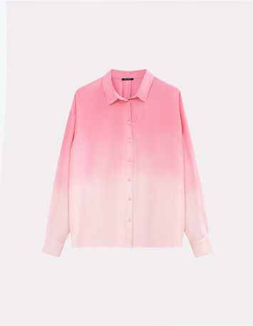 CARYA - Chemise rose effet deep dye-6