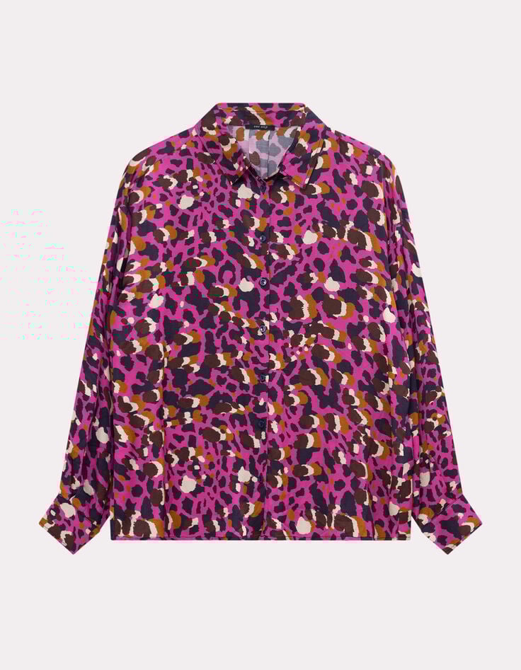 CAREEN - Chemise rose Lenzing™ Ecovero™ camouflage-1 CAREEN - Chemise rose Lenzing™ Ecovero™ camouflage-1