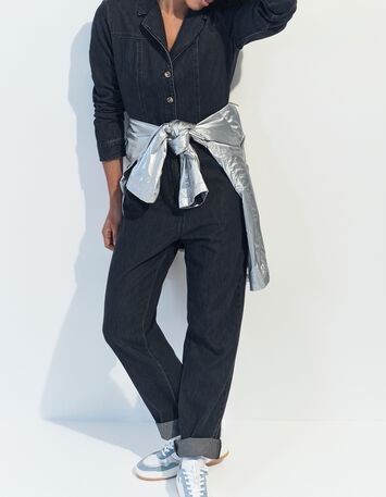 RONIN - Combinaison en jean gris waterless -5