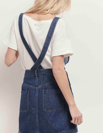RANDY - Robe salopette en jean bleu-3 RANDY - Robe salopette en jean bleu-3