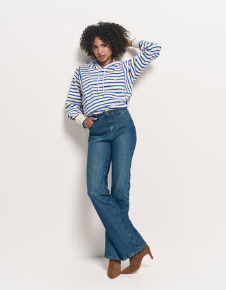 LE LOLI - Jean bootcut bleu waterless