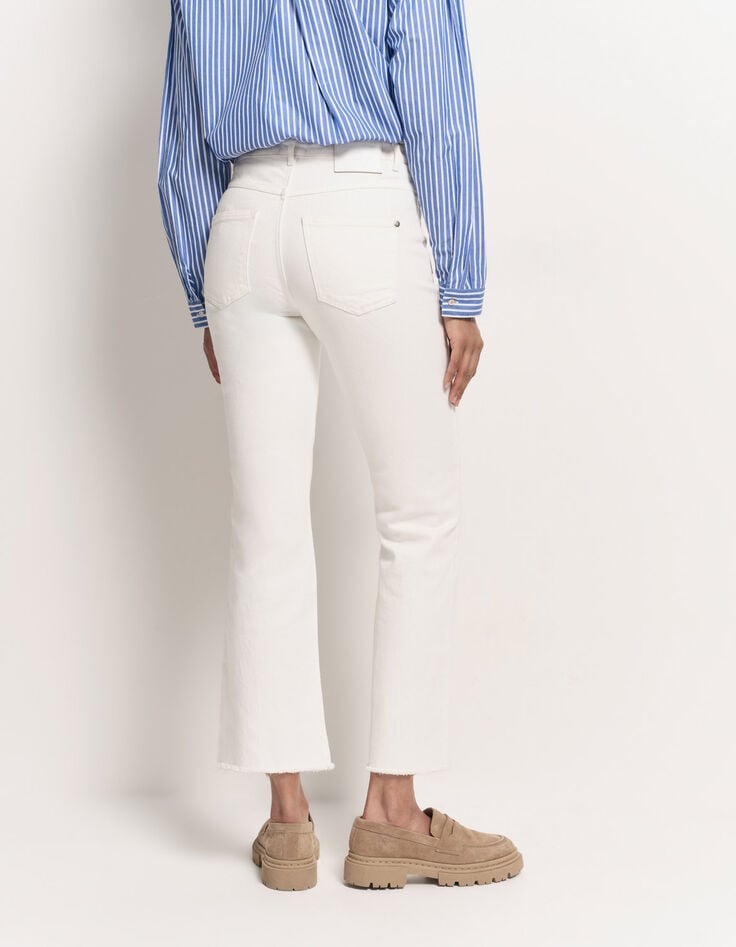 LE KARLIE - Jean bootcut blanc waterless 7/8ème -3 LE KARLIE - Jean bootcut blanc waterless 7/8ème -3