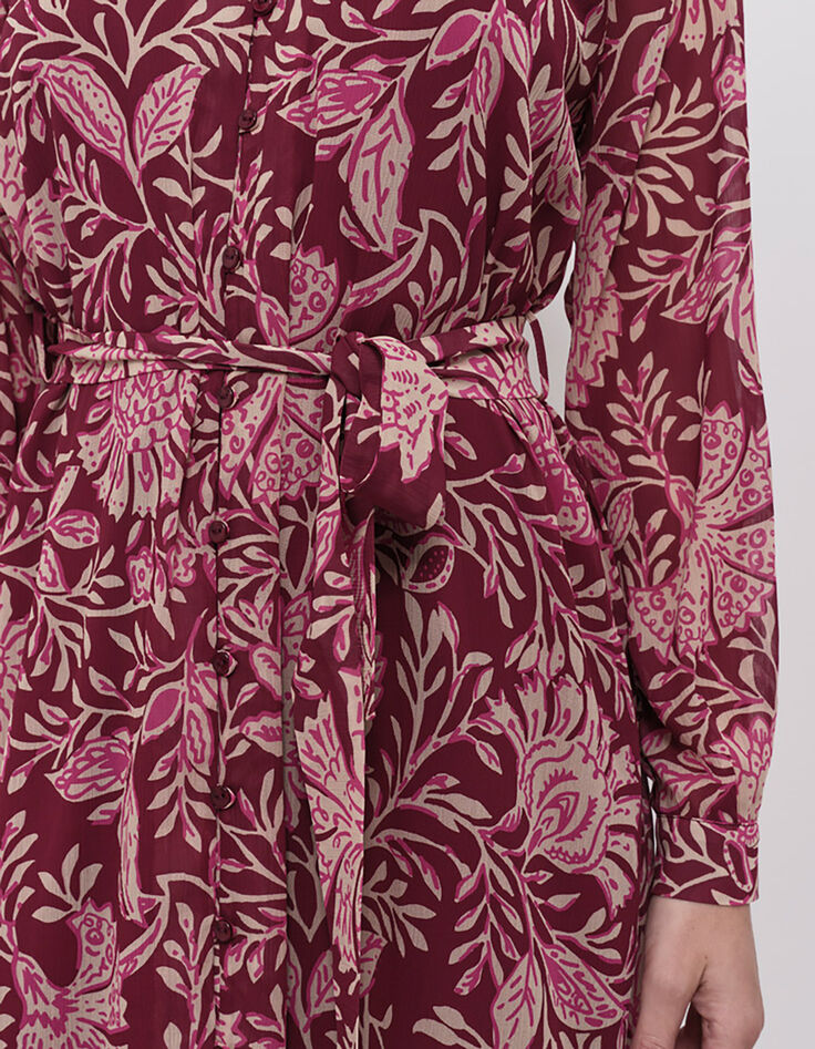 RISTY - Robe longue opéra à imprimé feuillage baroque-2 RISTY - Robe longue opéra à imprimé feuillage baroque-2