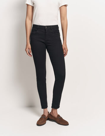 LE INDI - Jean slim noir 7/8ème effet push up-2
