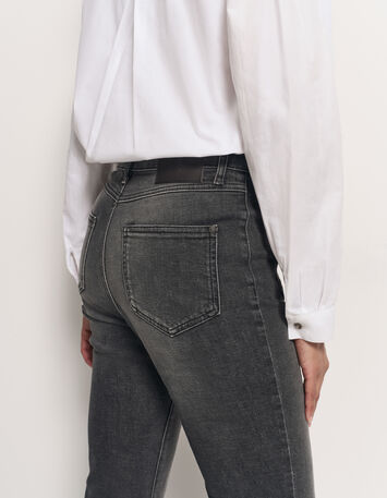 LE KARLIE - Jean bootcut anthracite 7/8ème-6
