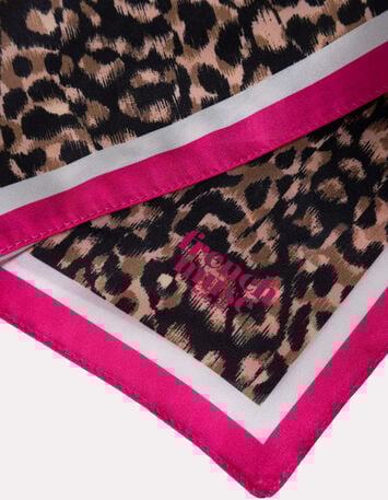 French Muse - Foulard léopard rose-5 French Muse - Foulard léopard rose-5