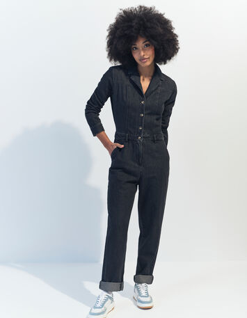 RONIN - Combinaison en jean gris waterless -1