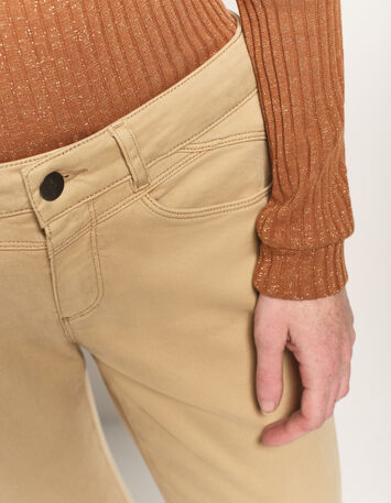 LE INDI - Jean slim beige waterless 7/8e effet push-up-4
