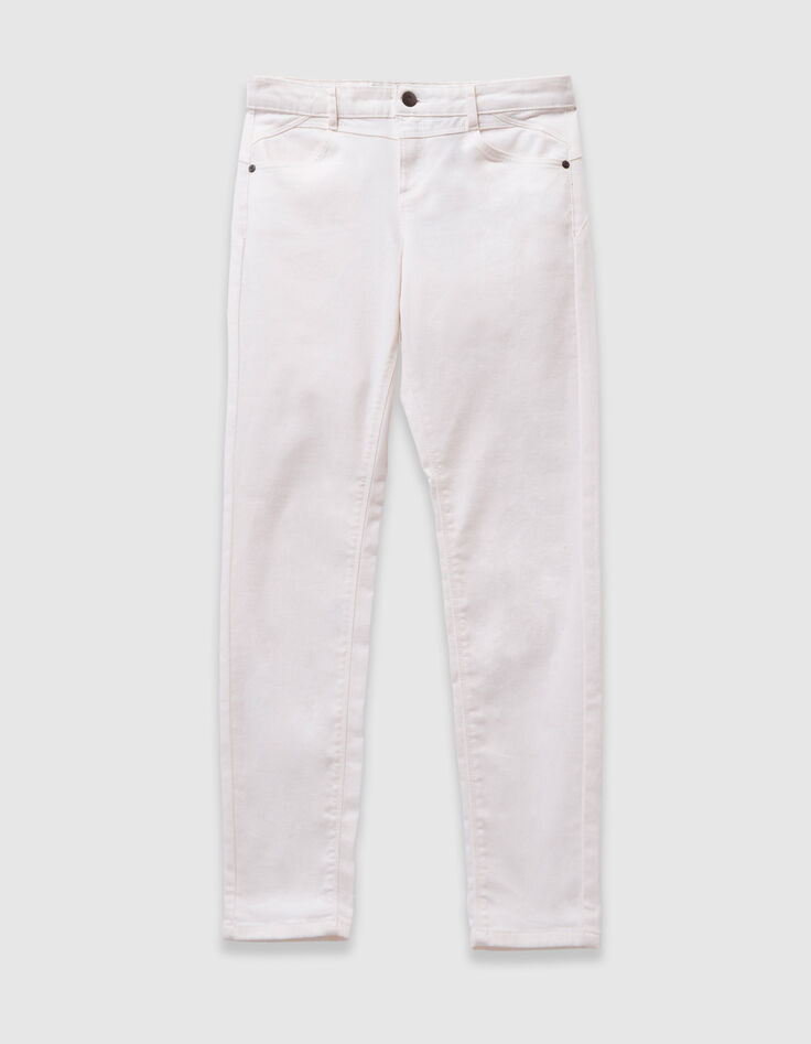 LE INDI - Jean slim écru push up 7/8ème en denim waterless-5 LE INDI - Jean slim écru push up 7/8ème en denim waterless-5
