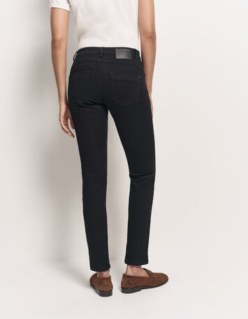 LE INDI - Jean slim noir 7/8ème effet push up-4