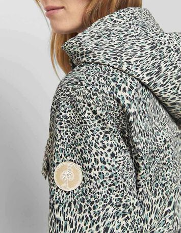 DIVIN - Parka beige à imprimé cool léo-2
