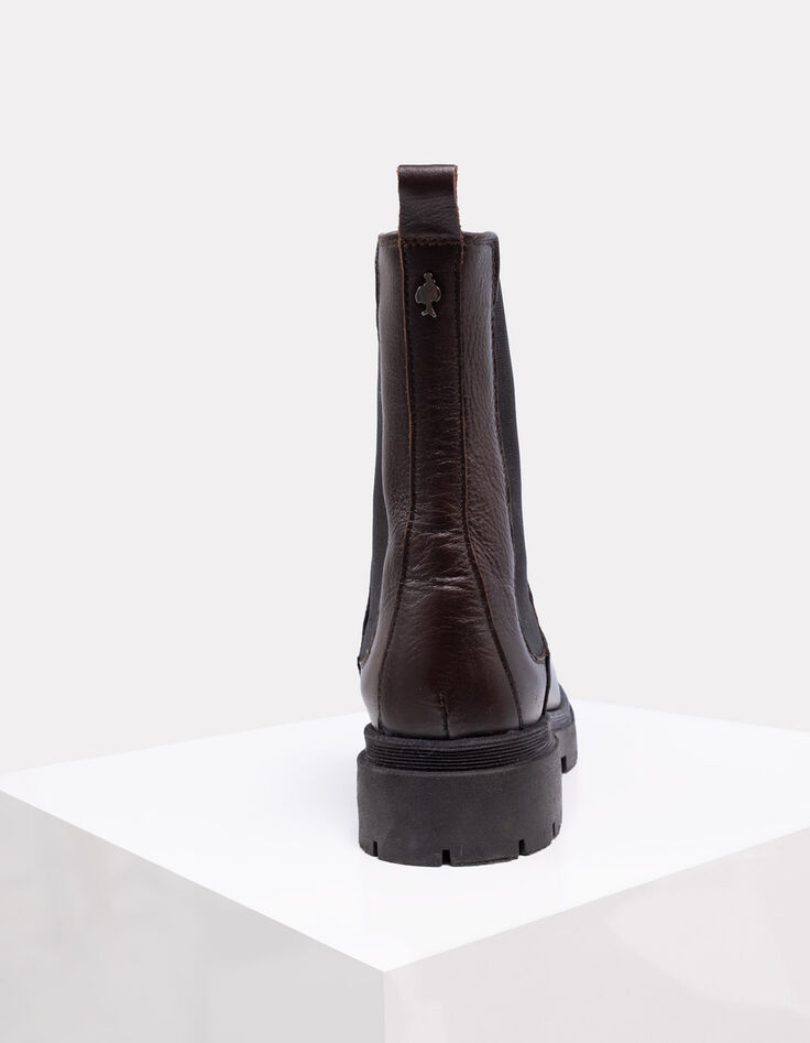 O.FINAL - Chelsea boots marron cuir-3 O.FINAL - Chelsea boots marron cuir-3