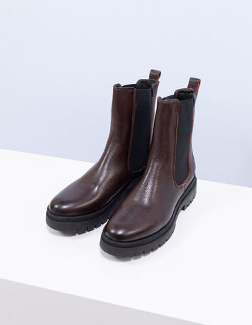 O.FINAL - Chelsea boots marron cuir-2