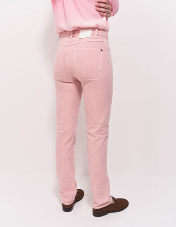LE CARLA - Jean droit rose 7/8e-3