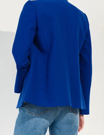 VOLTA - Veste de blazer bleu &eacute;lectrique polyester recycl&eacute; -3