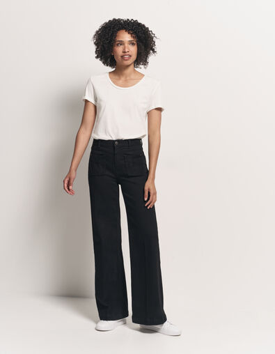 LE HAILEY - Jean flare noir - One Step