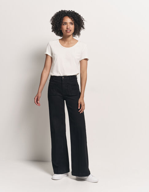 LE HAILEY - Jean flare noir - One Step