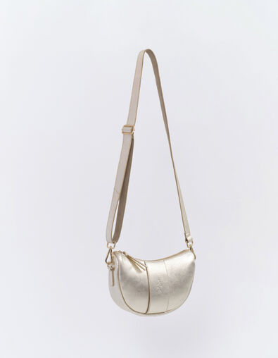 ALBA - Sac bandoulière doré en cuir - One Step